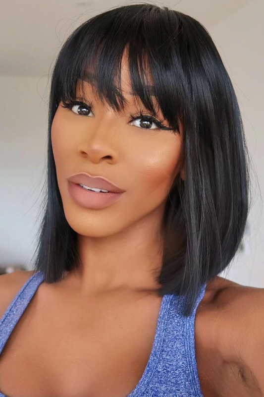 Iskaba Straight Bob Wig