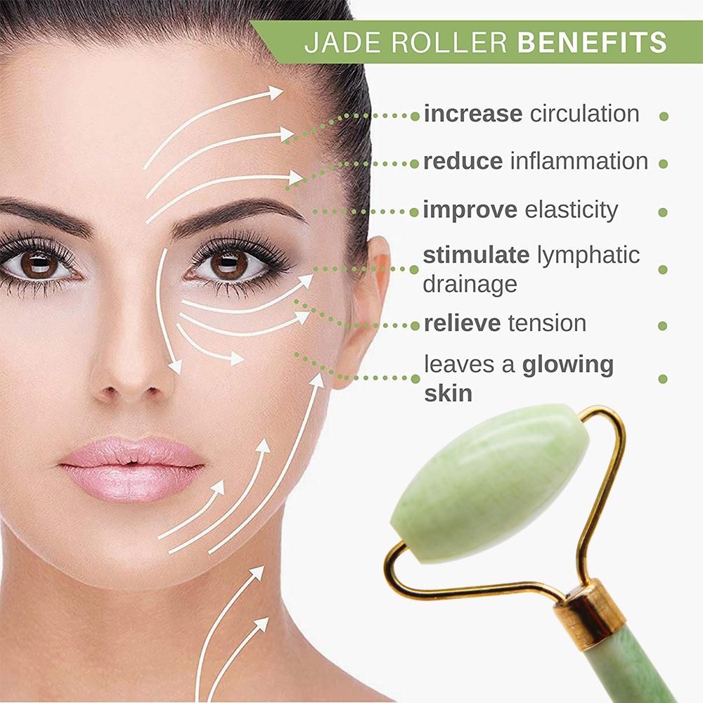 Jade Roller & Gua Sha Massage Tool
