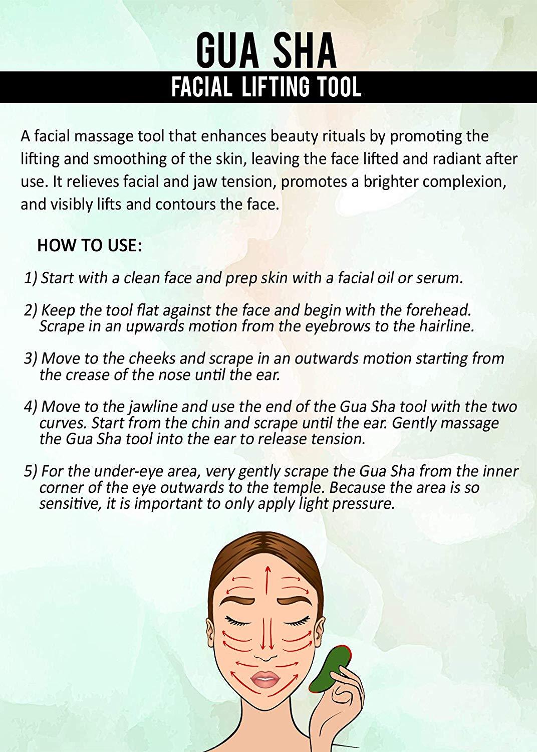 Jade Roller & Gua Sha Massage Tool
