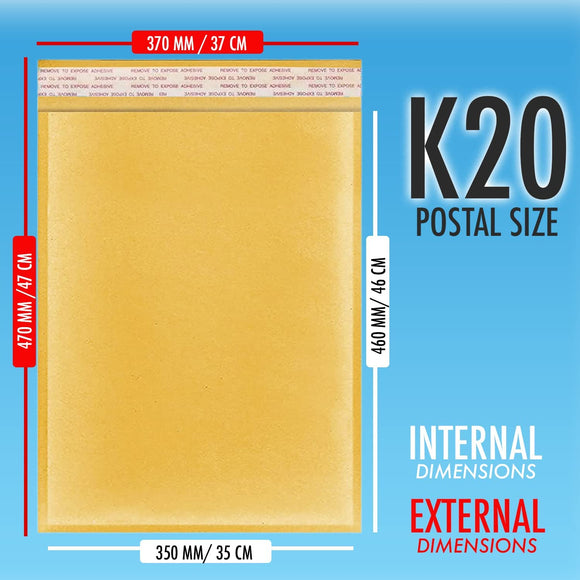 K20 Padded Envelopes