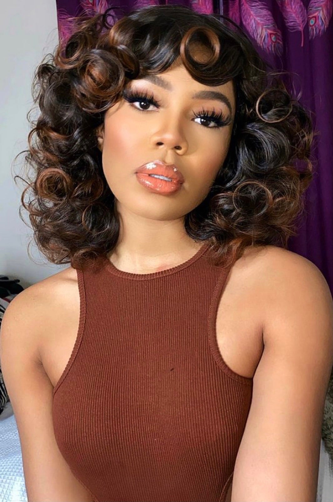 Keri Short Curly Wig