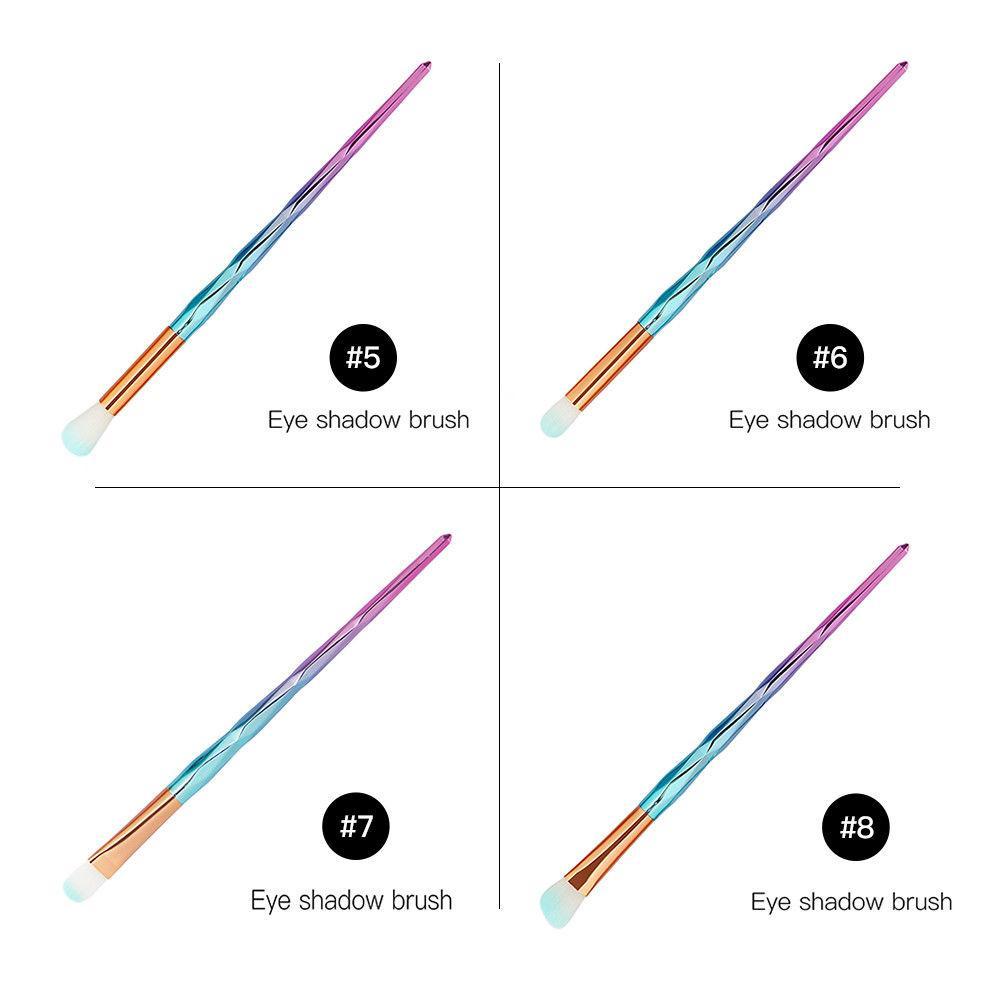 20pc Diamond Makeup Brush Set
