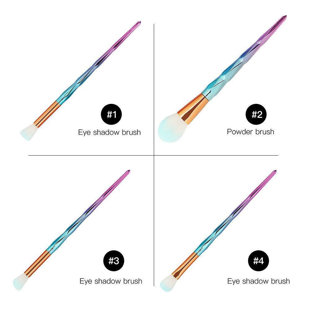 20pc Diamond Makeup Brush Set