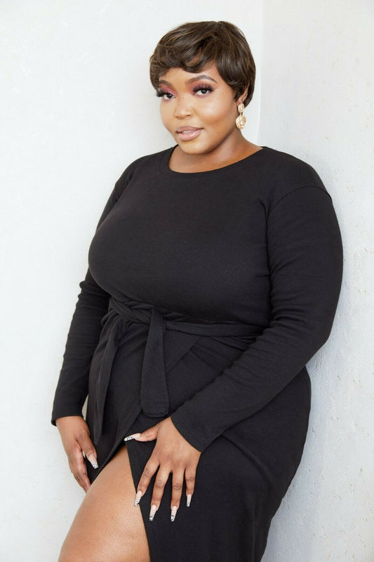 Mia Brown Wavy Pixie Cut Wig