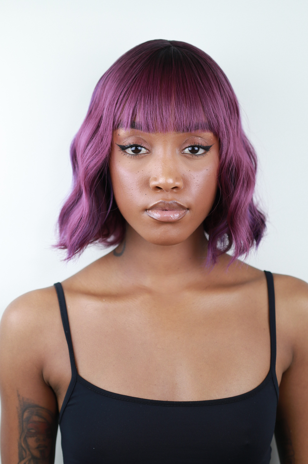 Ming Wavy Wig with Bangs