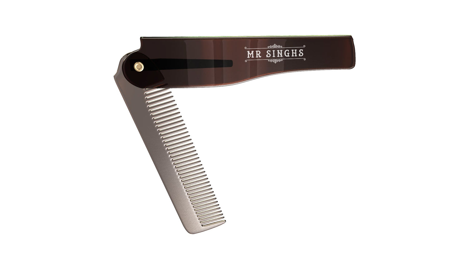 Handmade Beard Comb & Beard Oil & Moustache Comb