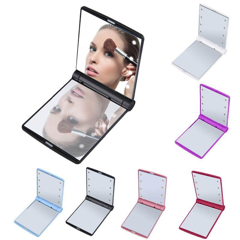 LED Makeup Flip Mirror