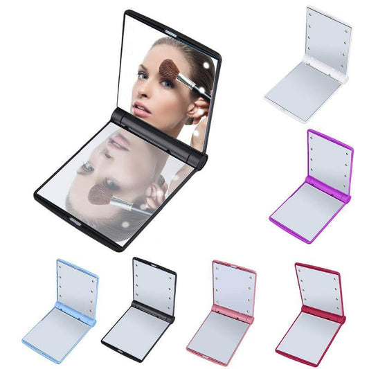 LED Makeup Flip Mirror