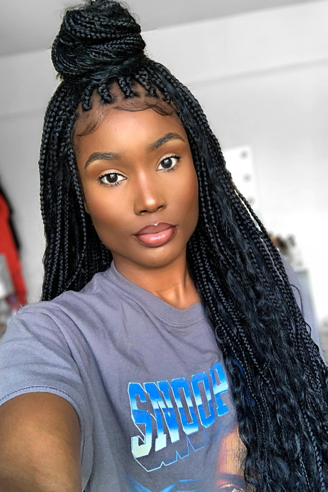 Ndidi Long Braided Black Wig