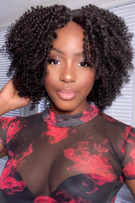 Neela Curly Short Afro Wig
