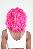Pink Friday Short Afro Wig