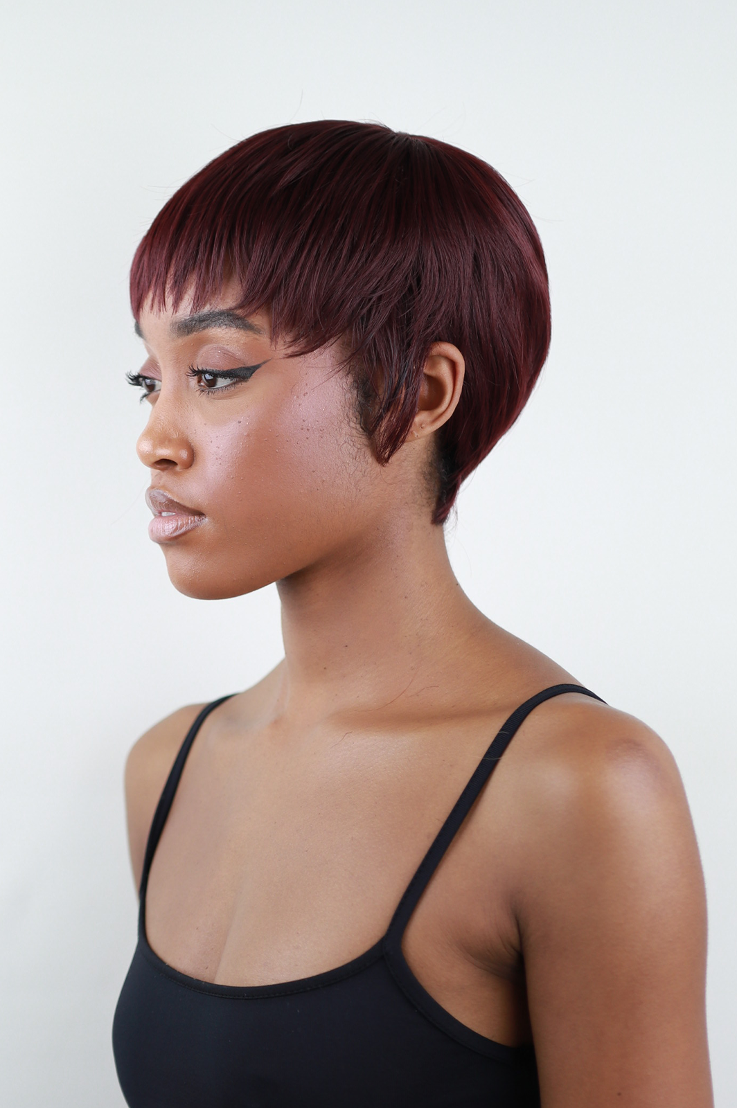 Sauce Burgundy Pixie Cut Wig