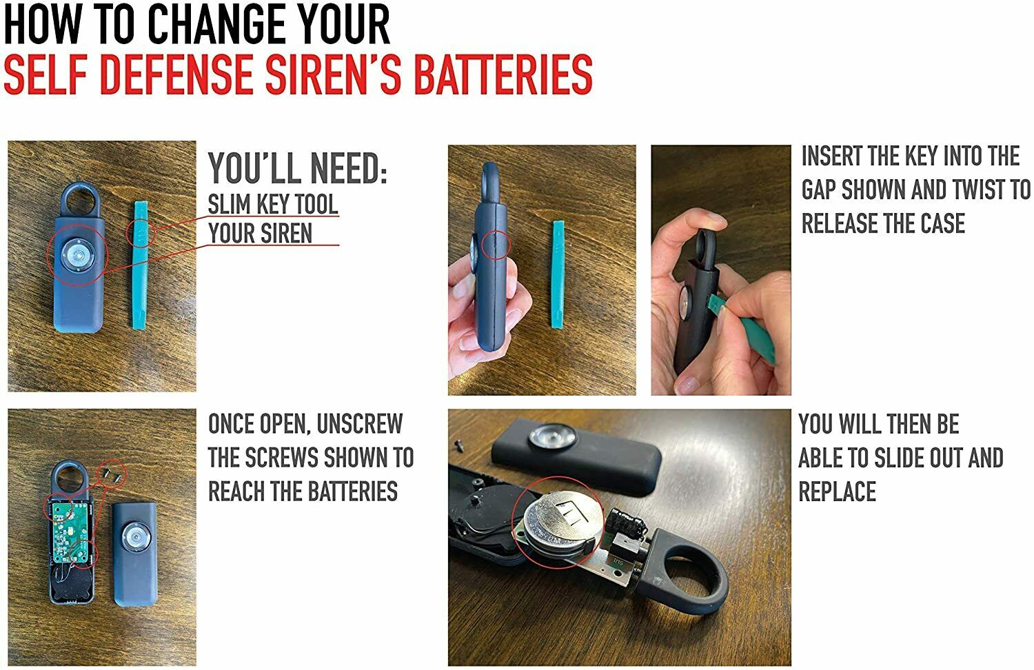 Personal Self Defence Panic Alarm