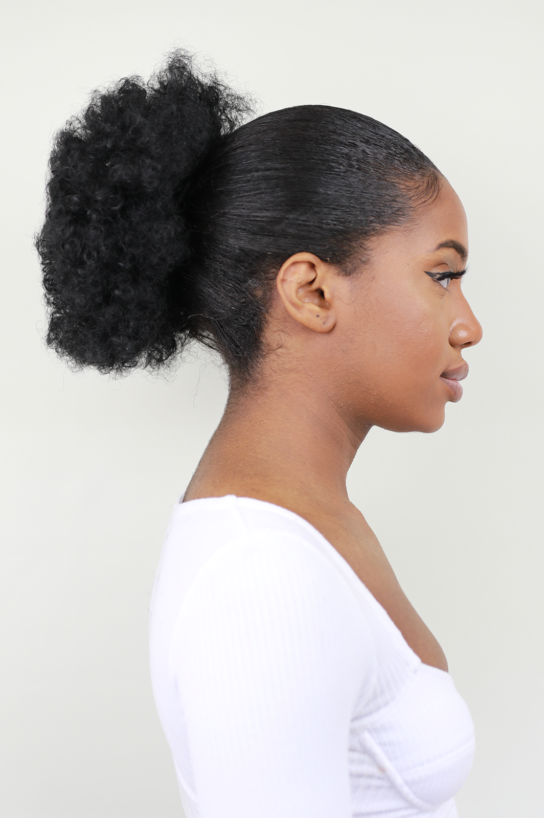 The Shaq Bun Black Afro Bun Wig Direct Savings Online