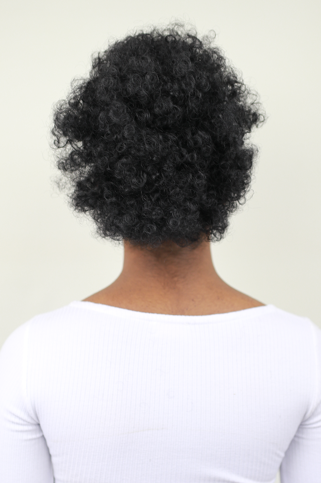 The Shaq Bun Black Afro Bun Wig