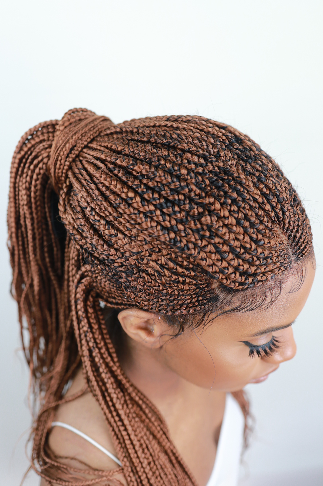 Shenseea Medium Brown Braided Wig