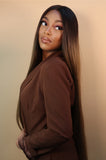 Sienna Long Straight Brown Wig