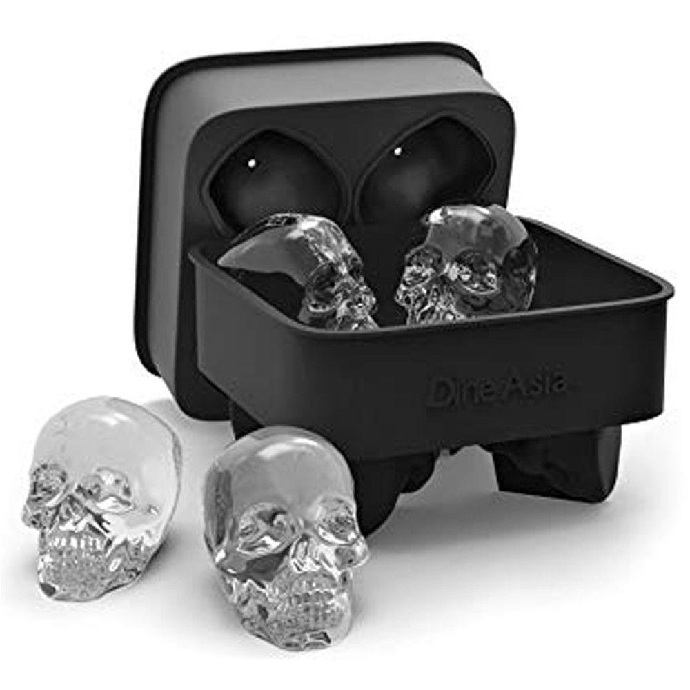 3D Skull Shape Ice Cube Tray