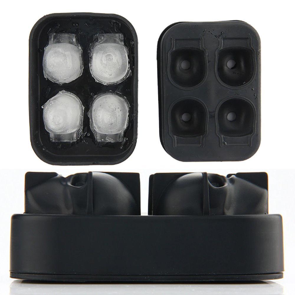 3D Skull Shape Ice Cube Tray