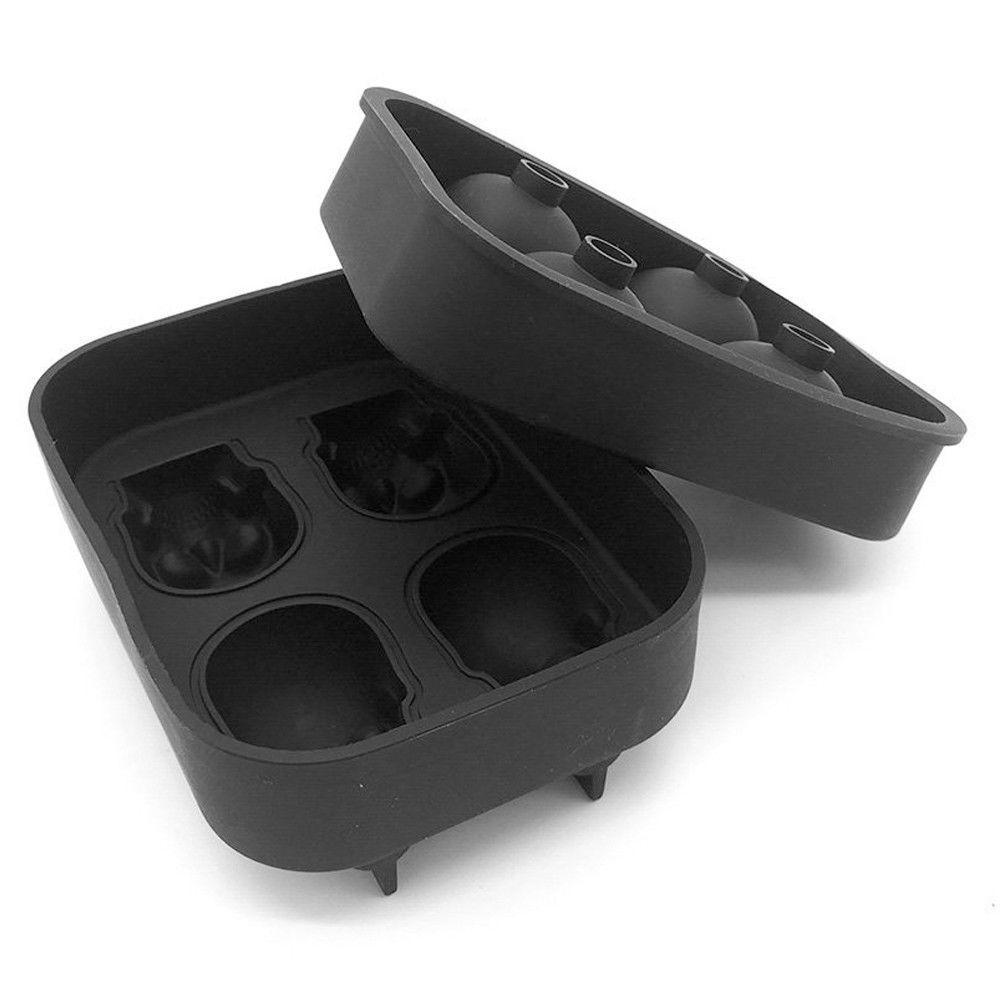 3D Skull Shape Ice Cube Tray