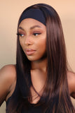 Tia Brown Straight Headband Wig