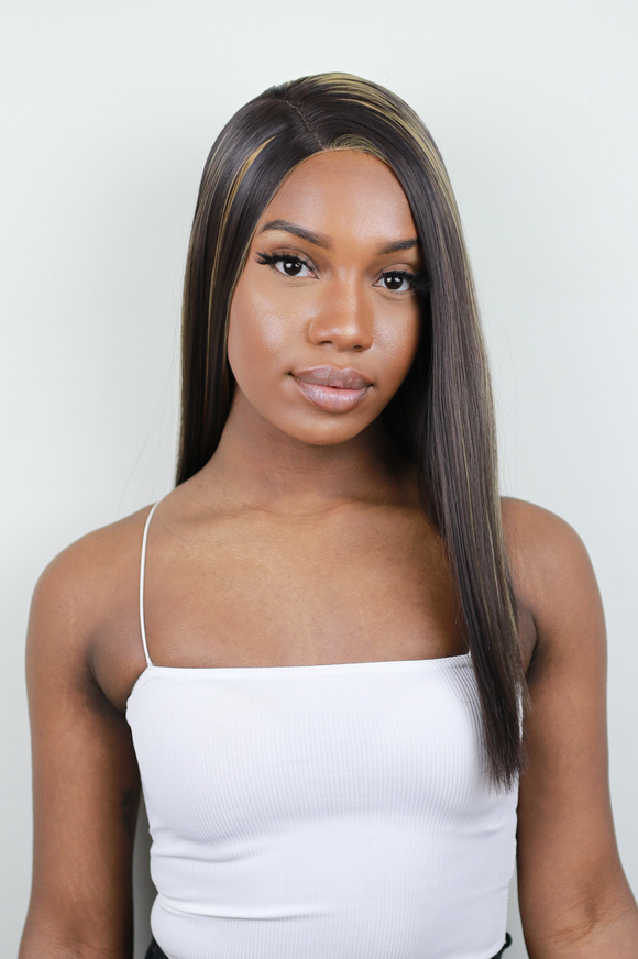 Tiwa Long Straight Brown Wig