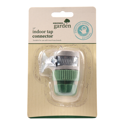 Kingfisher Universal Indoor Half-Inch Hose Tap Connector - Direct Savings Online 